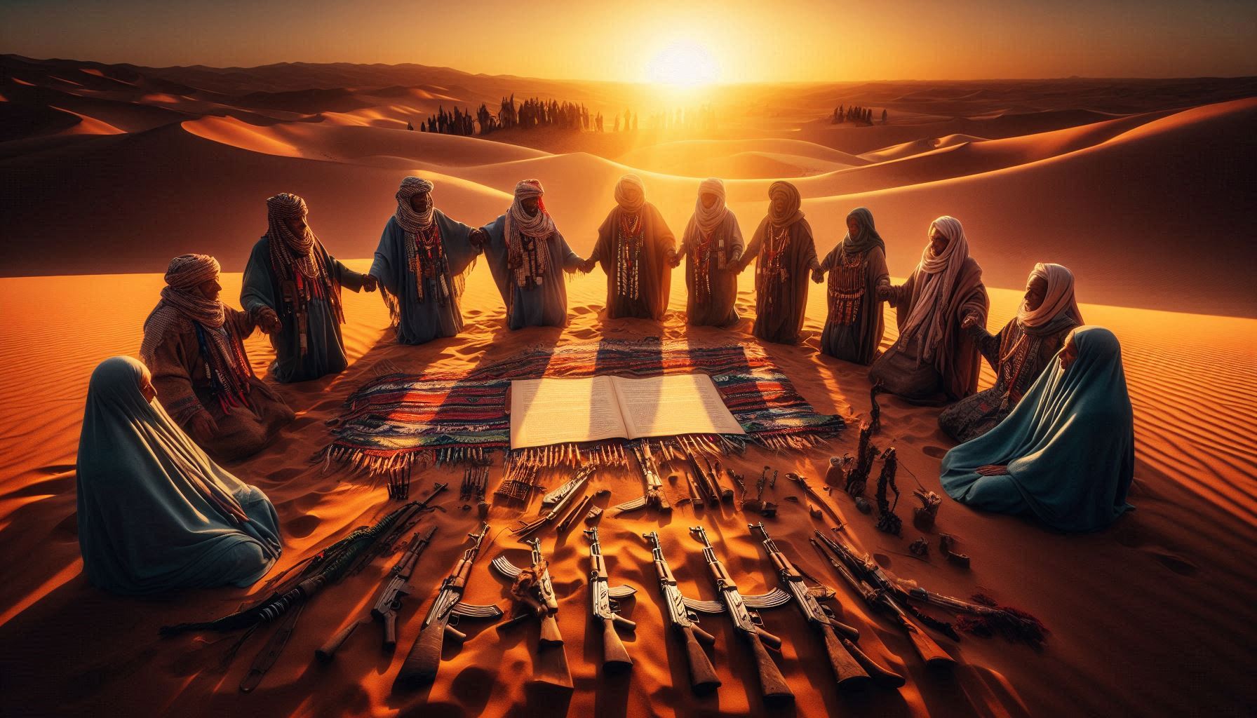 المصالحة القبلية في فزان .. تفاصيل اتفاق السلام الدائم بين التبو والطوارق والعرب